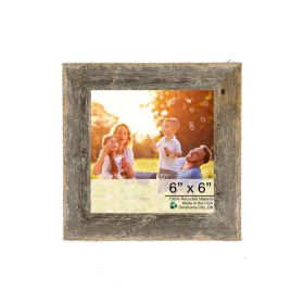 6" X 6" Natural Weathered Gray Picture Frame