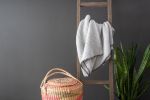 6 Step Rustic Espresso Wood Ladder Shelf