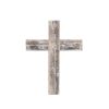 Rustic Weathered Grey Reclaimed Wood Cross Decoration