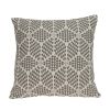 Beige Geometric Throw Pillow