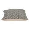 Beige And Mocha Throw Pillow