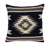 Navy And Brown Aztec Throw Pillow