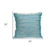 Aqua Blue Throw Pillow