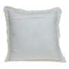 Chambray Blue And White Throw Pillow