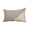 Sandy Beige Textured Throw Pillow