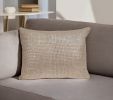 Touch Of Silver Natural Throw Pillow