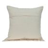 18" Black White And Tan Textured Pillow