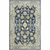 8' X 10' Navy And Blue Bohemian Rug