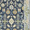 8' X 10' Navy And Blue Bohemian Rug