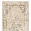 12' Runner Beige and Ivory Power Loom Runner Rug