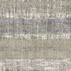 9' X 12' Grey And Ivory Abstract Lines Area Rug