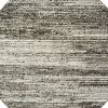 7' Round Ash And Slate Abstract Area Rug