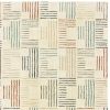 5' X 7' Ivory Multi Neutral Tone Scratch Indoor Area Rug