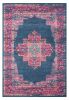 7' X 10' Blue Power Loom Area Rug