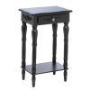 Handcrafted Colonial Style Carved Side Table - Premium Quality Furniture