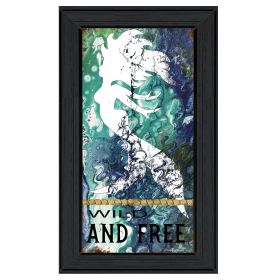 "Wild and Free" by Cindy Jacobs, Ready to Hang Framed Print, Black Frame