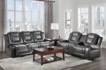 Modern Luxury Living Room Sofa Set 2pc Reclining Sofa Loveseat