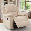 Tate Sand Microfiber Glider Recliner