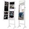 Fashion Simple Jewelry Storage Mirror Cabinet With LED Lights,For Living Room Or Bedroom