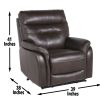 Fortuna - 3 Piece Dual Power Reclining Set - Coffee