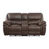 Plush Modern Living Room Sofa Set 2pc Power Reclining Sofa and Loveseat