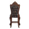 Chocolate and Honey Oak Armless Counter Height Chairs (Set-2)