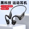 Bone Conduction Headphones Waterproof Open Ear Wireless Earbuds Bluetooth Long Playtime Sports Headset With Mic Sweatproof Premium Sound Air Conductio