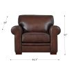 Brookfield Top Grain Leather Chair