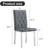 4 piece, dining chair, high back, metal leg, suitable for, restaurant.