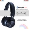 5 CORE Wireless Headphones Bluetooth Over Ear Hi Fi Stereo with Microphone and Volume Control Foldable Perfect Yoga Sports Office Gym - Headphone 13 B