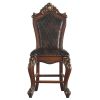 Chocolate and Honey Oak Armless Counter Height Chairs (Set-2)