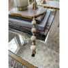 Inspire Me! Home Decor White and Gold Candle Snuffer