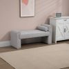 COOLMORE Modern Ottoman Bench, Bed stool made of loop gauze, End Bed Bench, Footrest for Bedroom, Living Room, End of Bed, Hallway