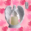 Carefree Fish Table Lamp Novelty LED Battery Angel Decor Prayer Votive Remote Controlled Timer 9in