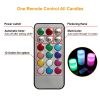 3Pcs Flameless Candles Votive Candles Wireless Battery Operated LED Flickering Candles w/Remote