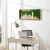 New York Moss City Silhouette Metal Wall Art Small