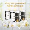 Magnificent 101 Set of 3 Long-Lasting Yin Yang Aromatherapy Candles10.5 Oz - 42-Hour Burn 100% Soy Wax, Herbs  Ideal for Meditation