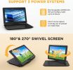 DBPOWER 16.9" Portable DVD Player with 14.1" HD Swivel Large Screen, Support DVD/USB/SD Card and Multiple Disc Formats