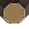 31.5 "Octagonal Black walnut Rubber wood Coffee Table, Coffee Table, Living Room Bedroom