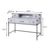 Grey and Gunmetal Writing Desk