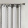 Cotton Printed Curtain Panel with Chenille Stripe and Lining(Only 1 Pc Panel)