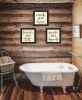 Trendy Decor 4U "Bathroom Commands" Framed Wall Art for Bathroom, Wall Art Print for Home Decor, Bathroom Wall Art by Susie Boyer