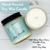 Wax & Wit - 9oz Scented Soy Candle - Infused with Birthday Cake, Aromatherapy Candles