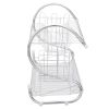 Multifunctional S-shaped Dual Layers Bowls & Dishes & Chopsticks & Spoons Collection Shelf Dish Drainer XH