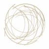 26" Gold Metal Abstract Round Hanging Wall Art Decor