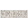 7' Runner Ivory Floral Distressed Runner Rug