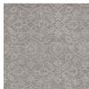 5' X 7' Grey Floral Vines Wool Indoor Area Rug