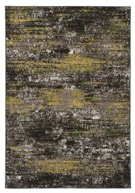 9' X 13' Grey Abstract Design Indoor Area Rug