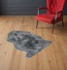 2' X 3' Warm Gray New Zealand Natural Sheepskin Rug