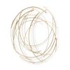 26" Gold Metal Abstract Round Hanging Wall Art Decor